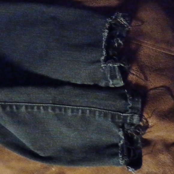 SO DISTRESSED, BLACK JEGGINGS WOMENS SIZE 5/27, SUPER HIGH RISE, CURVY J… - Picture 6 of 7